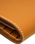 Hermes Gold Bearn Compact Wallet