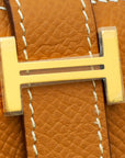 Hermes Gold Bearn Compact Wallet