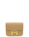 Hermes Bicolor Constance Bi-Color Slim Evercolor Wallet