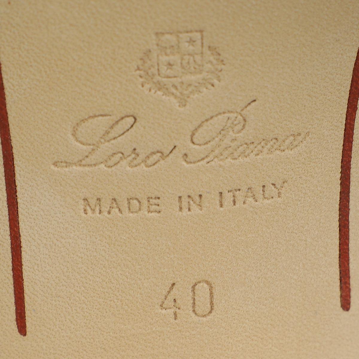 Loro Piana Birch Bark Summer Charm Sandal 40