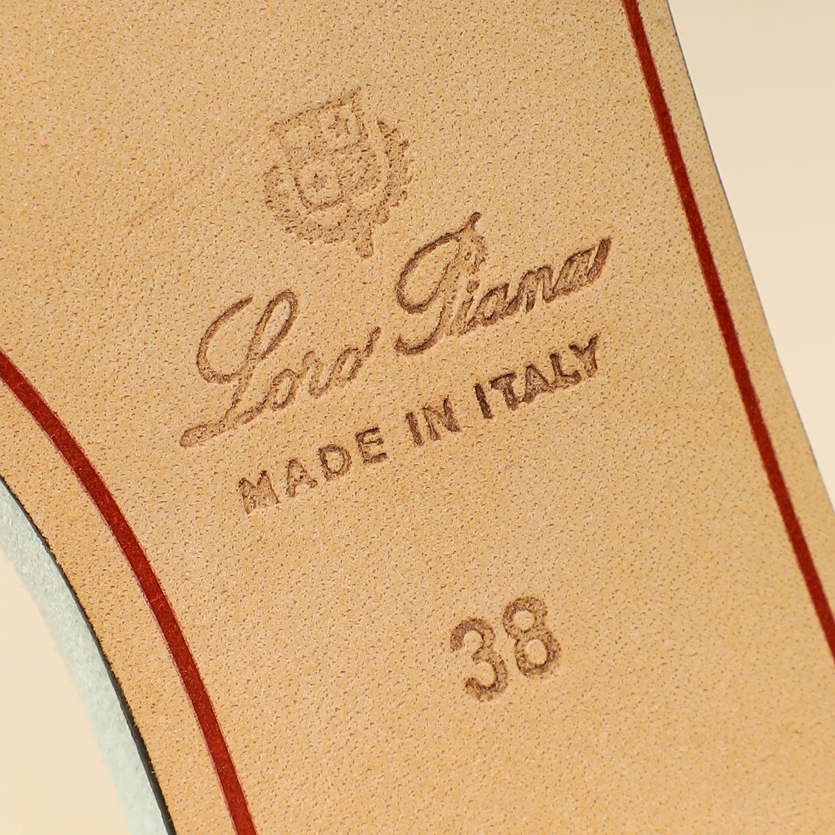 Loro Piana Aqua Summer Charms Sandal 38