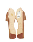 Loro Piana Brown Summer Charm Flat Sandal 39.5