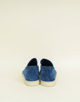 Loro Piana Cobalt Ink Summer Walk Suede Loafer 41.5