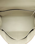 Hermes Gris Pearl Kelly 28 Retourne Bag