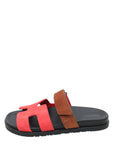 Hermes Bicolor Suede Goatskin Chypre Sandal 39