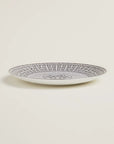 Hermes Porcelain Mosaique Au 24 Platinum Dessert Plate (Set of 2)